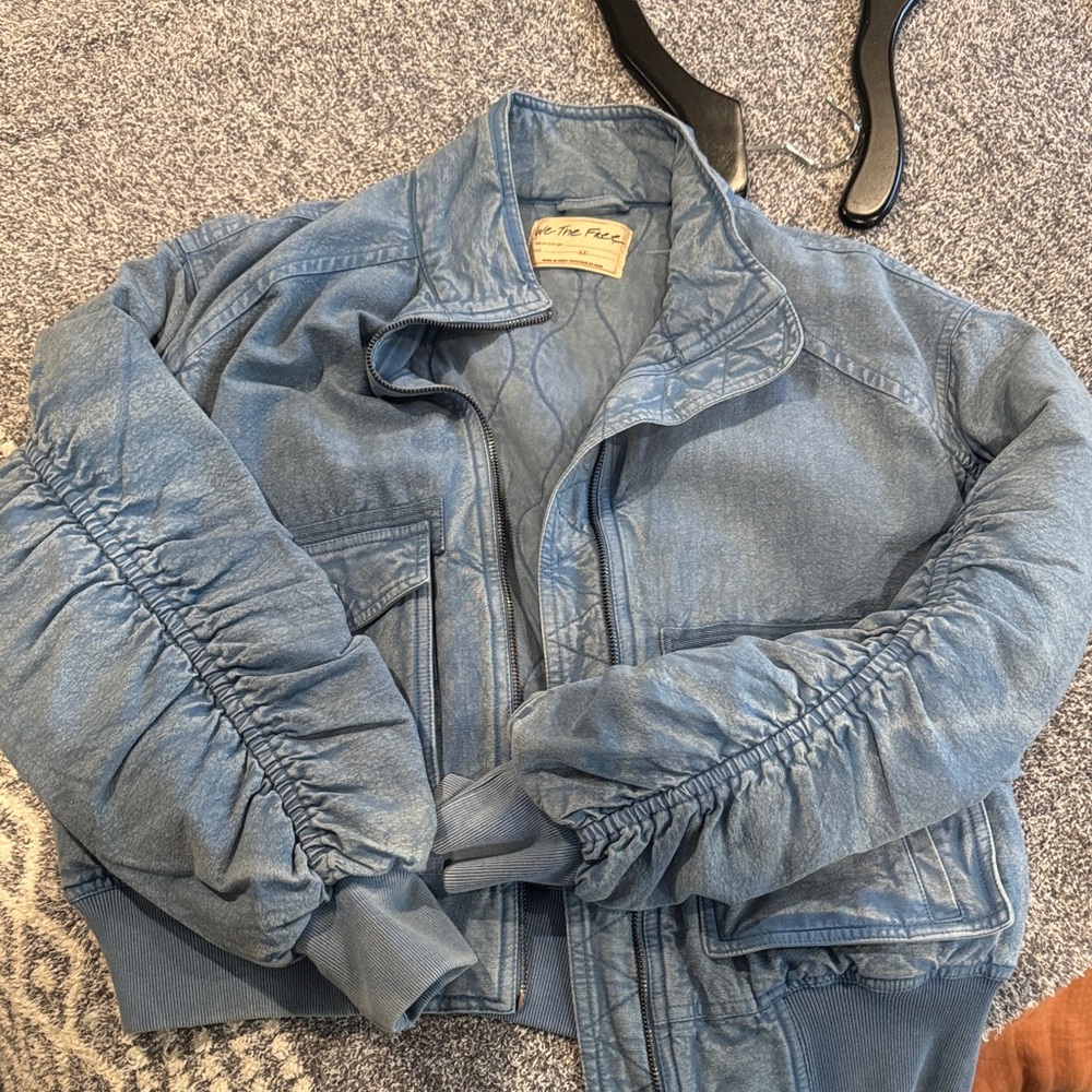 Free People Flying high bomber jacket xs